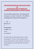 AANP Board Exam 2026&ndash;2027 Update Actual Exam 100 Questions and Correct Answers with Rationales Already Graded A&plus; &lpar;Newest Version&rpar;
