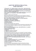 AANP FNP Certification Actual Exam 2026&sol;2027 Questions and Answers with Rationales Already Graded A&plus;&NewLine;