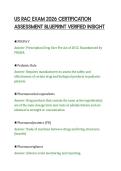 US RAC EXAM 2026 CERTIFICATION&NewLine;ASSESSMENT BLUEPRINT VERIFIED INSIGHT&NewLine;