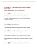 AP CSP Unit 3 Vocabulary Exam questions and&NewLine;answers Graded A&plus;&NewLine;procedure -a named collection of steps in an algorithm that can be reused&NewLine;anytime it is needed without restating the detailed procedures &lpar;abstraction&rpar;&NewLine;concatenation -chaining together or pl