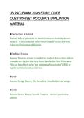 US RAC EXAM 2026 STUDY GUIDE&NewLine;QUESTION SET ACCURATE EVALUATION&NewLine;MATERIAL&NewLine;