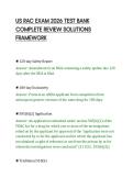 US RAC EXAM 2026 TEST BANK&NewLine;COMPLETE REVIEW SOLUTIONS&NewLine;FRAMEWORK