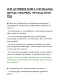 AFSB 152 PRACTICE EXAM A COMPREHENSIVE &NewLine;STUDY GUIDE 2026 