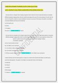 CARDIOPULMONARY PHARMACOLOGY EXAM QUESTIONS  &NewLine;WITH COMPLETE SOLUTIONS GUARANTEED PASS BRAND NEW 2026  