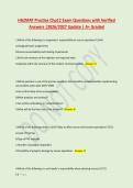 HAZMAT Practice Chp12 Exam Questions with Verified &NewLine;Answers &vert;2026&sol;2027 Update &vert; A&plus; Graded 