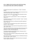 ETA-I &lpar;FIBER OPTICS INSTALLER CERTIFICATION&rpar; &lpar;FOI&rpar; QUESTIONS AND VERIFIED ANSWERS