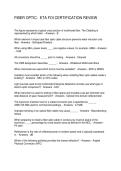 FIBER OPTIC- ETA FOI CERTIFICATION REVIEW