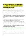 AFSB 152 THE INSTITUTES EXAM SCRIPT &NewLine;2026 FULL SOLUTION QUESTIONS AND &NewLine;ANSWERS GRADED A&plus;
