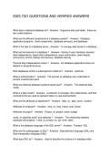 ISDS 7301 QUESTIONS AND VERIFIED ANSWERS