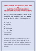 AANP Board Exam 2026&ndash;2027 Update Actual Exam 100 Questions and Correct Answers with Rationales Already Graded A&plus; &lpar;Newest Version&rpar;