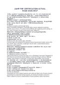 AANP FNP Certification Actual Exam 2026&sol;2027 Questions and Answers with Rationales Already Graded A&plus;