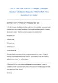 SSI ITC Final Exam 2026&sol;2027 &ndash; Complete Exam-Style Questions with Detailed Rationales &vert; 100&percnt; Verified &ndash; Pass Guaranteed &ndash; A&plus; Graded