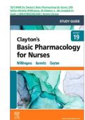 Test Bank For Clayton&rsquo;s Basic Pharmacology for Nurses 19th Edition By Michelle J&period; Willihnganz &vert; ISBN&colon; 9780323796309&vert;  Chapter 1-48 &vert; All Chapters with Answers and Rationals