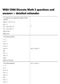 WGU C960 &vert; DISCRETE MATH 2 &vert; LATEST UPDATED COMBINED DEAL