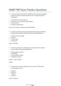 AANP FNP Exam Practice Questions &vert; Questions and Answers with Rationales &vert; A&plus; Graded