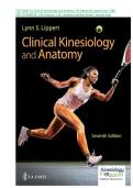 TEST BANK for Clinical Kinesiology and Anatomy 7th Edition by Lippert Lynn&period; ISBN 978-1719644525-&period; &lpar;All Chapters 1-20&period; complete solution Guide &plus; Answer Key&rpar;