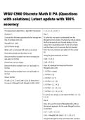 WGU C960 &vert; Unit 1 Algorithms &vert;  questions and answers &plus; detailed rationales&period;