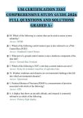 USI CERTIFICATION TEST&NewLine;COMPREHENSIVE STUDY GUIDE 2026&NewLine;FULL QUESTIONS AND SOLUTIONS&NewLine;GRADED A&plus;