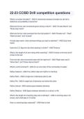 22-23 CCISD Drill Competition Questions Questions and Answers with Solution 2025&sol; 2026