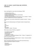 CSE 101 EXAM 1 QUESTIONS AND VERIFIED ANSWERS