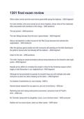 1301 Final Exam Review Questions and Answers with Solution 2025&sol; 2026