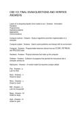 CSE 101 FINAL EXAM QUESTIONS AND VERIFIED ANSWERS