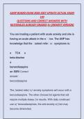 AANP Board Exam 2026&ndash;2027 Update Actual Exam 100 Questions and Correct Answers with Rationales Already Graded A&plus; &lpar;Newest Version&rpar;