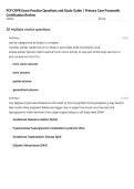 PCP COPR Exam Practice Questions and Study Guide &vert; Primary Care Paramedic Certification Review