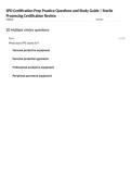 SPD Certification Prep Practice Questions and Study Guide &vert; Sterile Processing Certification Review