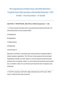 PN Comprehensive Predictor Exam with NGN 2026&sol;2027 &ndash; Complete Exam-Style Questions with Detailed Rationales &vert; 100&percnt; Verified &ndash; Pass Guaranteed &ndash; A&plus; Graded