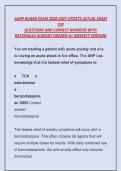 AANP Board Exam 2026&ndash;2027 Update Actual Exam 100 Questions and Correct Answers with Rationales Already Graded A&plus; &lpar;Newest Version&rpar;