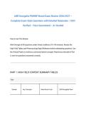 LMR Georgette PMHNP Board Exam Review 2026&sol;2027 &ndash; Complete Exam-Style Questions with Detailed Rationales &vert; 100&percnt; Verified &ndash; Pass Guaranteed &ndash; A&plus; Graded