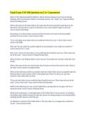 Final Exam CSE 300 Question set &vert;&vert; A&plus; Guaranteed&period;