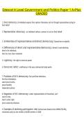 Edexcel A Level Government and Politics Paper 1 Exam &lpar;2026&sol;2027&rpar; &vert; Edexcel &lpar;PDF&rpar;