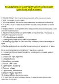 Foundations of Coding &lpar;WGU&rpar; Practice exam &NewLine;questions and answers&period;