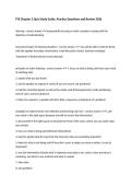 FYE Chapter 2 Quiz Study Guide&comma; Practice Questions and Review 2026