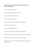 FYE Final&colon; 7 Habits of a Successful College Student Study Guide&comma; Practice Questions and Review 2026