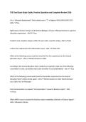 FYE Final Exam Study Guide&comma; Practice Questions and Complete Review 2026