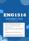 ENG1516 Assignment 3 2026 - Distinction &vert; Due September 2026