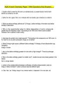 AQA A-Level Chemistry Paper 1 Exam &lpar;2026&sol;2027&rpar; &vert; Chemistry &vert; AQA &lpar;PDF&rpar;
