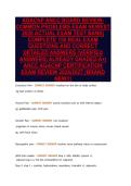 AGACNP ANCC BOARD REVIEW-&NewLine;COMMON PROBLEMS EXAM NEWEST&NewLine;2026 ACTUAL EXAM TEST BANK&vert;&NewLine;COMPLETE 150 REAL EXAM&NewLine;QUESTIONS AND CORRECT&NewLine;DETAILED ANSWERS &lpar;VERIFIED&NewLine;ANSWERS&rpar; ALREADY GRADED A&plus;&vert;&NewLine;ANCC AGACNP CERTIFICATION&NewLine;EXAM REVIEW 2026&sol;2027 &lpar;BRAND&NewLine;NEW&excl;&excl;&rpar;