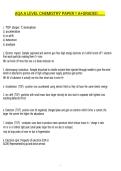 AQA A LEVEL CHEMISTRẎ PAPER 1 A&plus;GRADED&hellip;