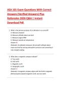 Bunble for ASA 101&comma;102&comma;103Sailing Study Guide &lpar;2026&rpar; &vert; Practice Questions & Review