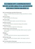 FLUOROSCOPY COMPREHENSIVE&NewLine;STUDY GUIDE 2026 FULL QUESTIONS&NewLine;AND SOLUTIONS GRADED A&plus;