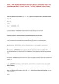 WGU C784 - Applied Healthcare Statistics Objective Assessment &num;1 EXAM Questions with 100&percnt; Correct Answers &vert; Verified &vert; Updated &lpar;Actual Exam&rpar;&NewLine;