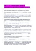 NICET 1 - OSHA QUESTIONS & ACCURATE ANSWERS PASSED 100&percnt;