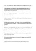 CMGT Final 1 Study Guide&comma; Practice Questions and Complete Exam Review 2026
