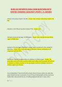 NURS 231 PATHOPHYS FINAL EXAM QUESTIONS WITH &NewLine;VERIFIED ANSWERS &vert;2026&sol;2027 UPDATE &vert; A&plus; GRADED