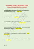 Class D License Test Exam Questions with Verified &NewLine;Answers &vert;2026&sol;2027 Update &vert; A&plus; Graded 