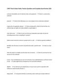 CMGT Final 6 Study Guide&comma; Practice Questions and Complete Exam Review 2026